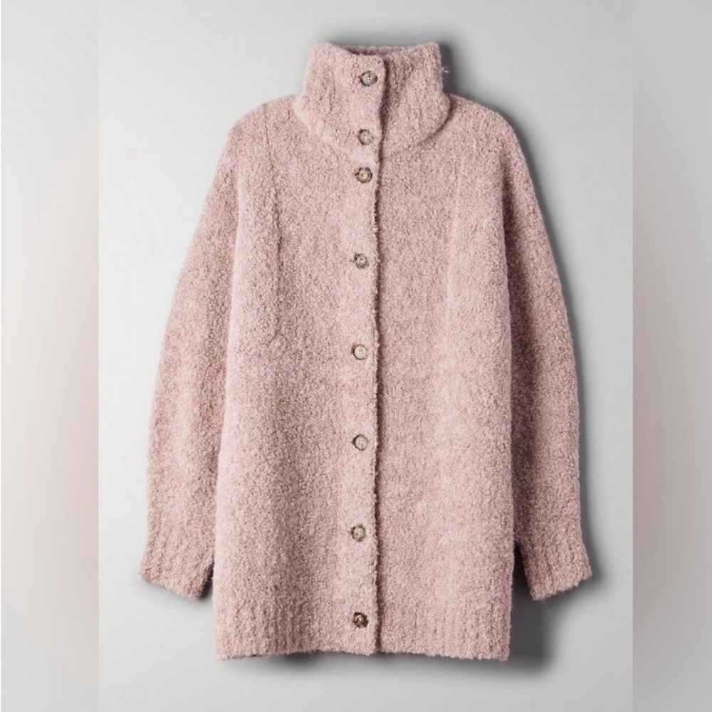 (SOLD) Wilfred Blush Textured Knit Sweater